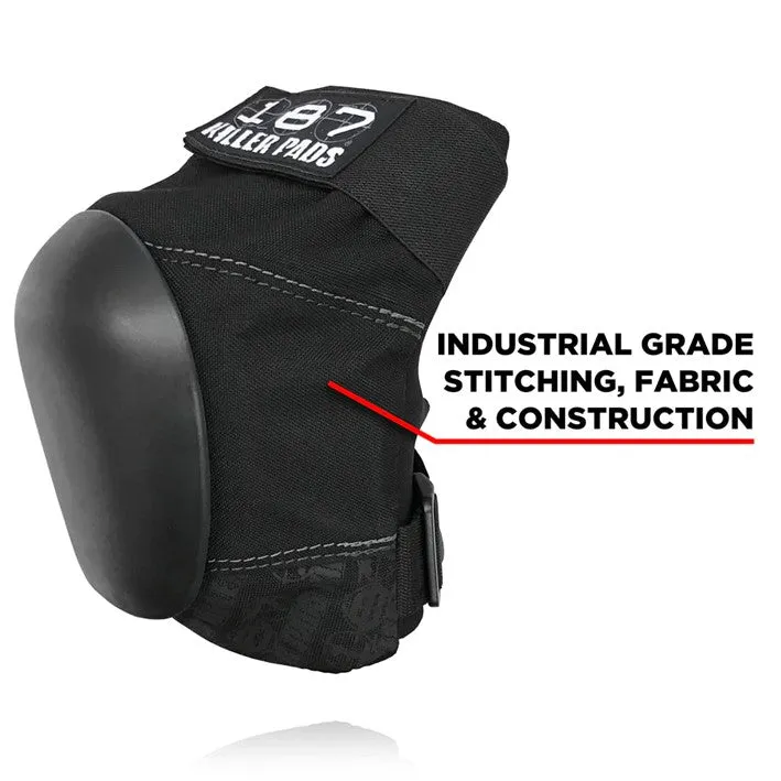 187 Pro Knee Pads Black/White *Last One* XL