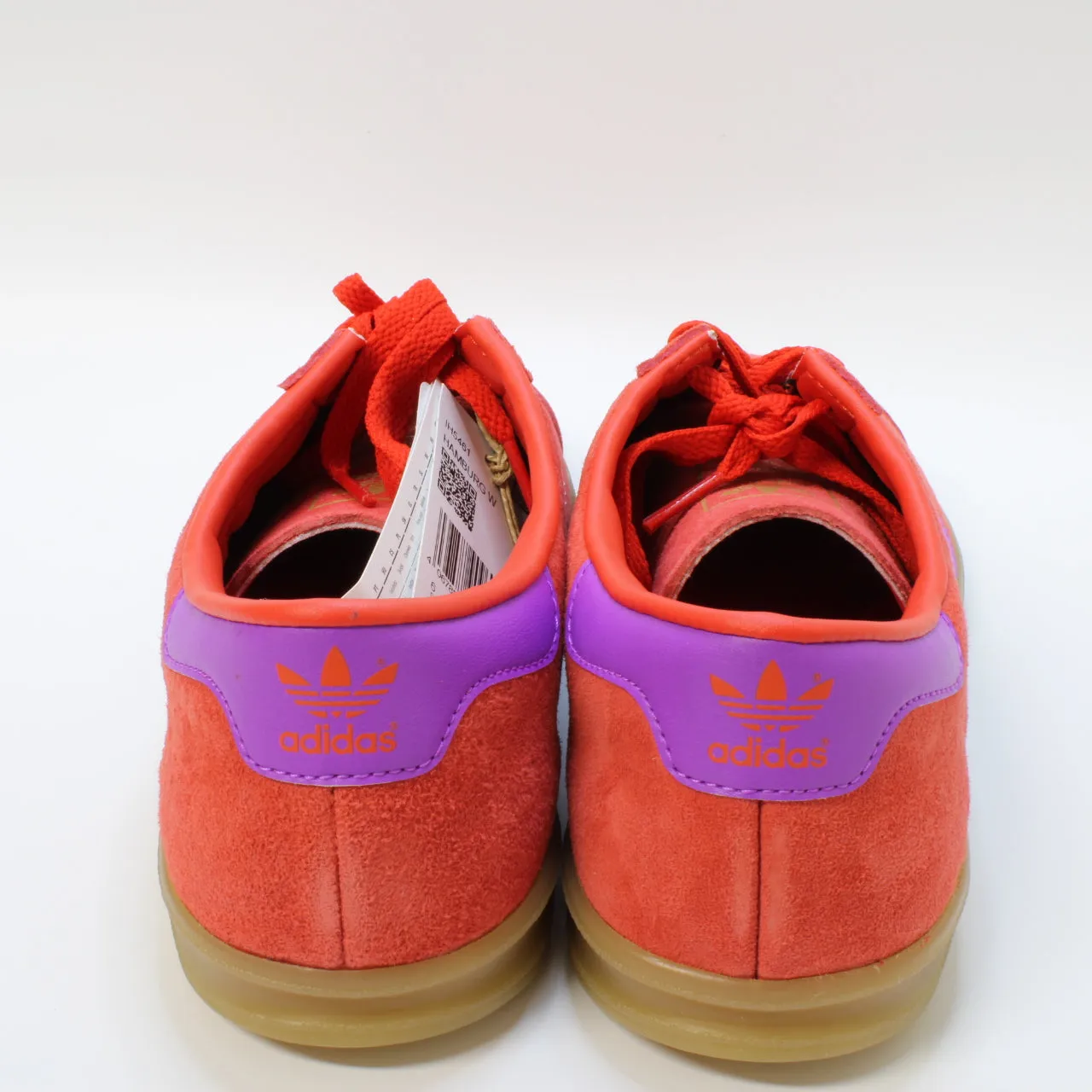 adidas Hamburg Trainers Red Purple Burst Gum