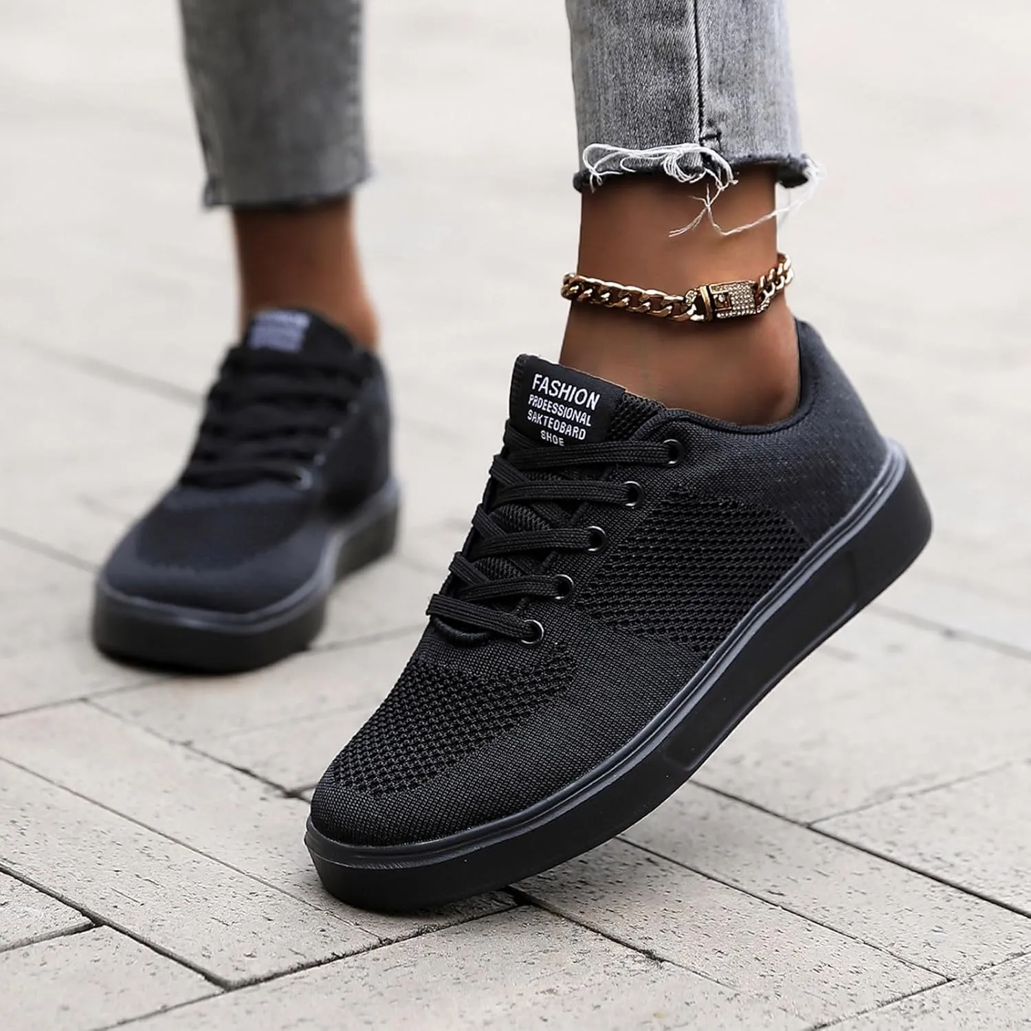 Arch Support Fitness Sneaker for Men Comfortable Lightweight Casual Walking Shoe Men's Comfortable Canvas Shoes