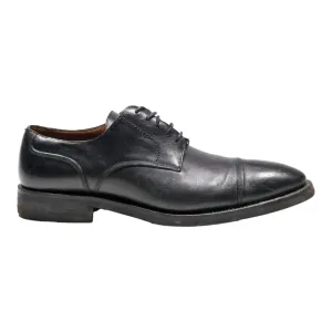 BALLY Derby Shoes Black Leather Mens UK 10.5