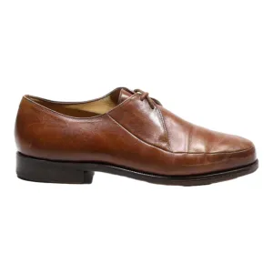 BALLY Derby Shoes Brown Leather Womens UK 6.5