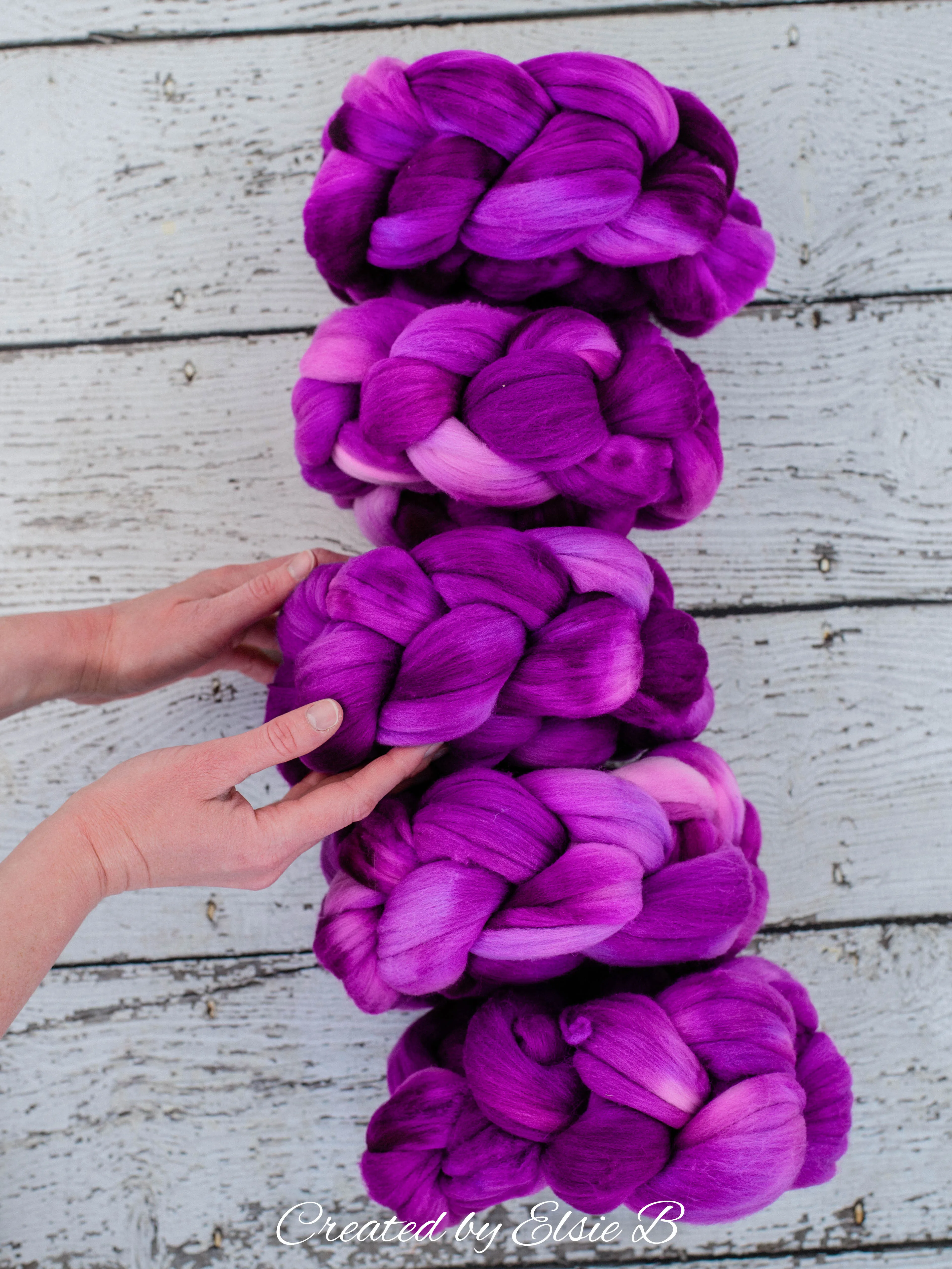 'Berry' 21 micron Merino 4 oz