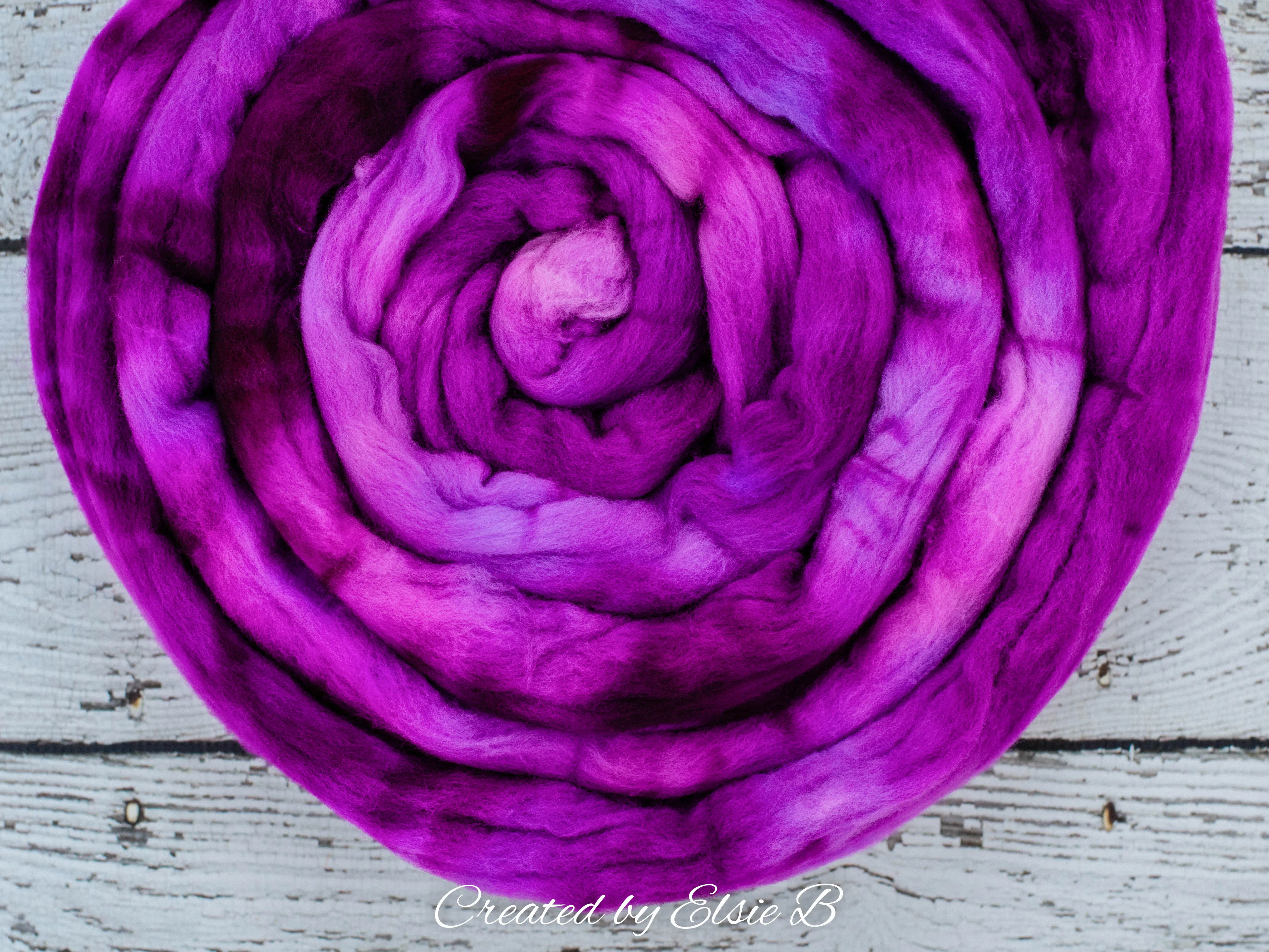 'Berry' 21 micron Merino 4 oz