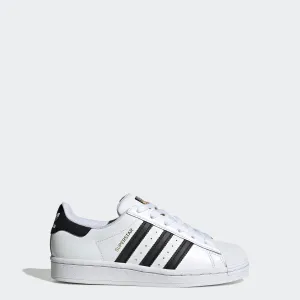 Big Kids adidas Originals Superstar Shoes White Black