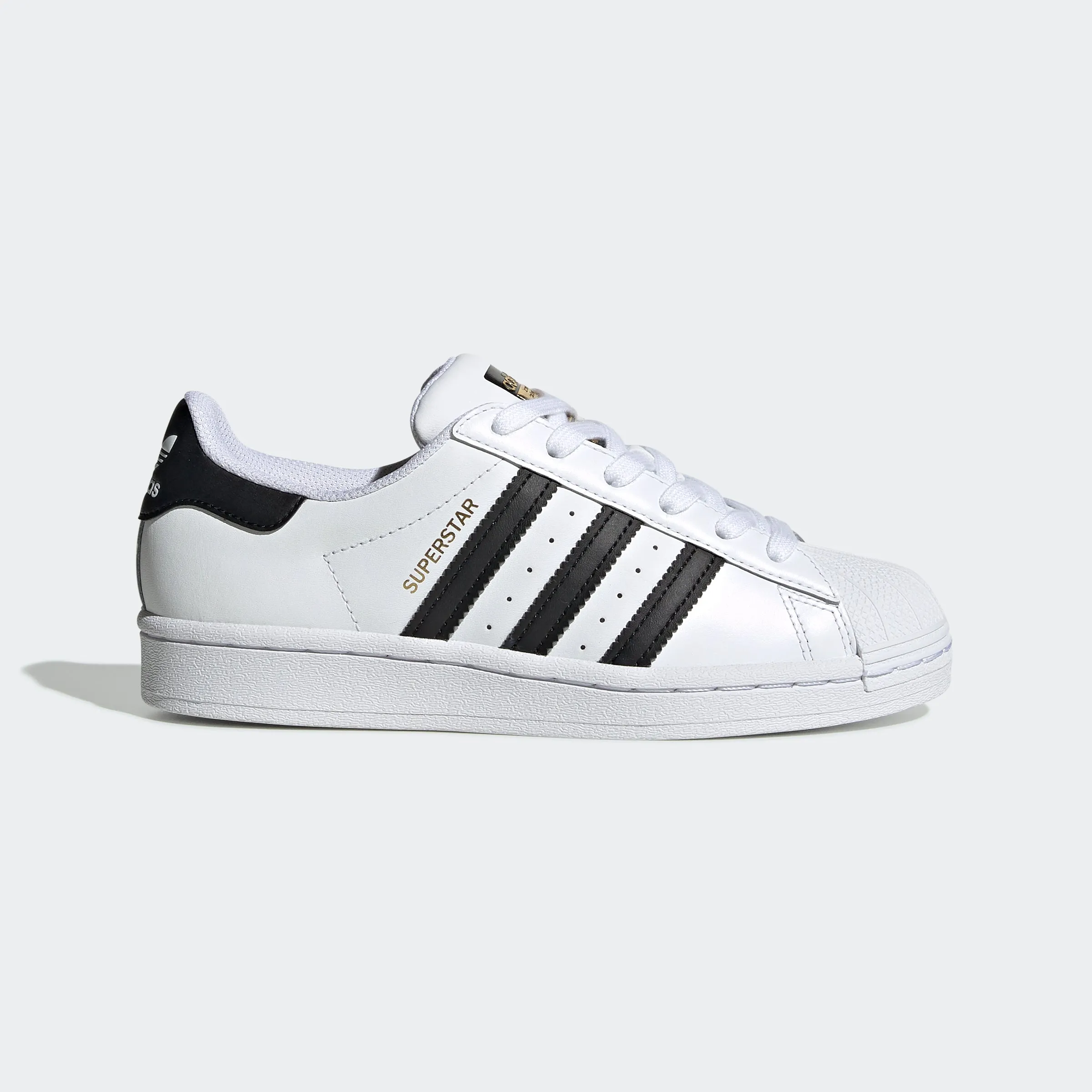 Big Kids adidas Originals Superstar Shoes White Black