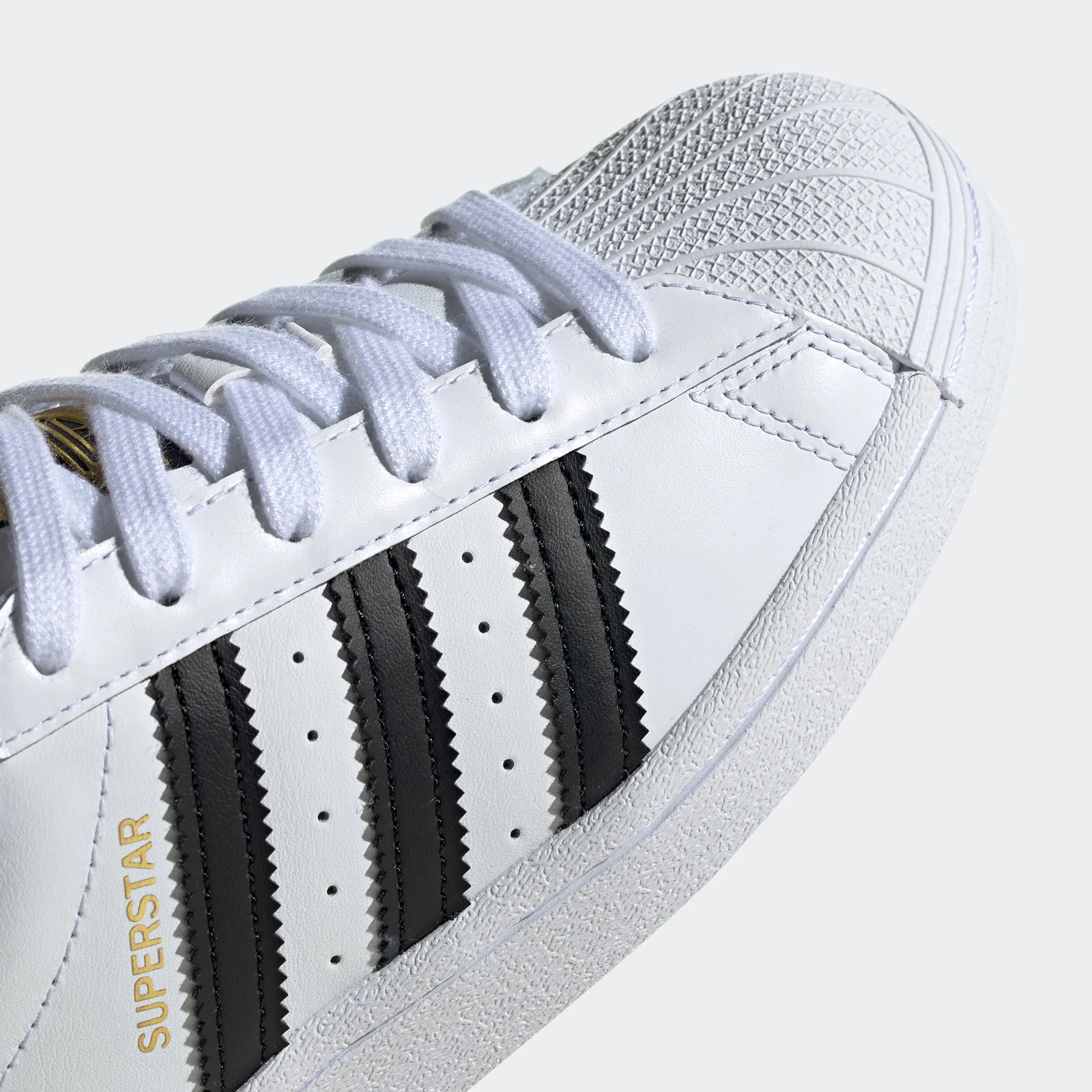 Big Kids adidas Originals Superstar Shoes White Black