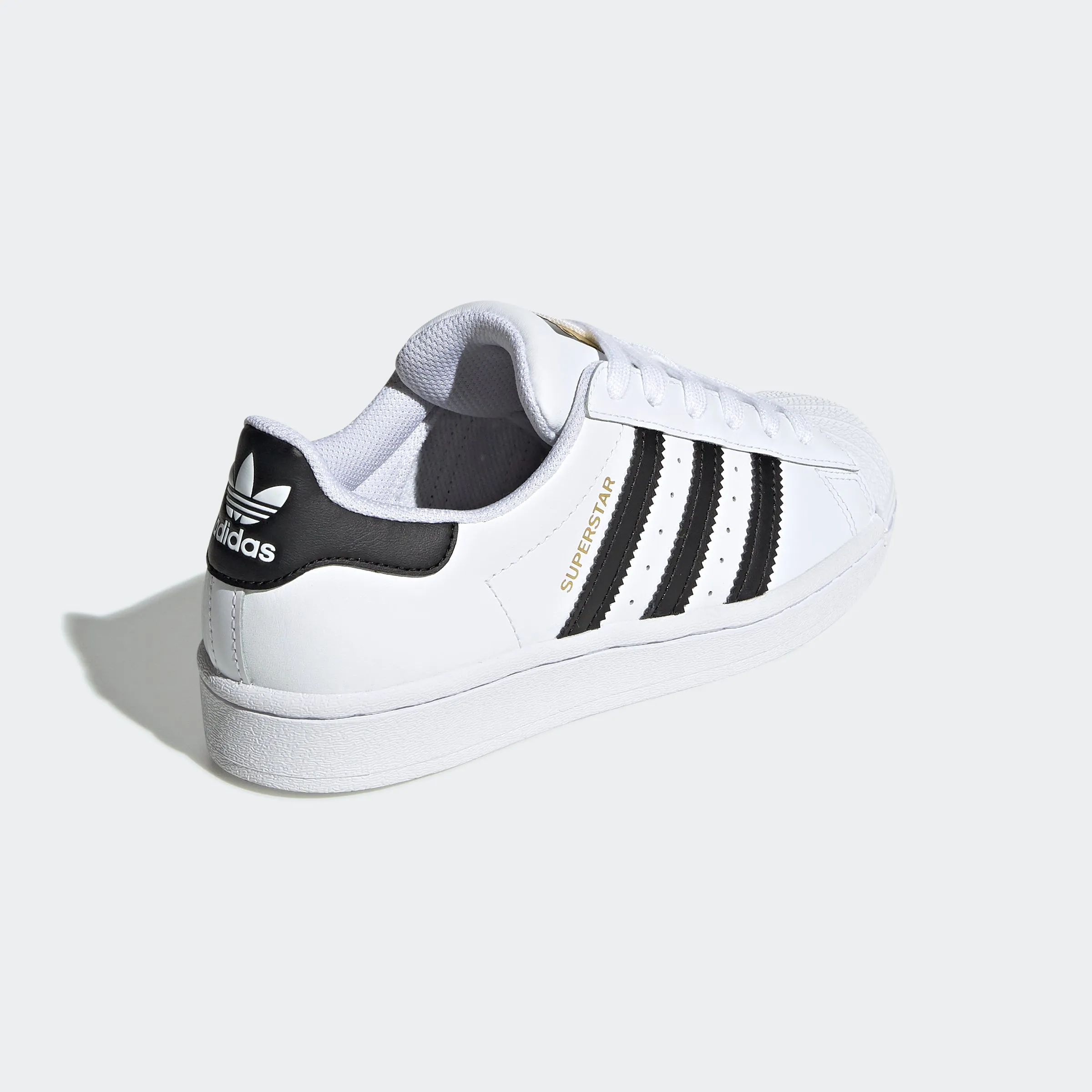 Big Kids adidas Originals Superstar Shoes White Black