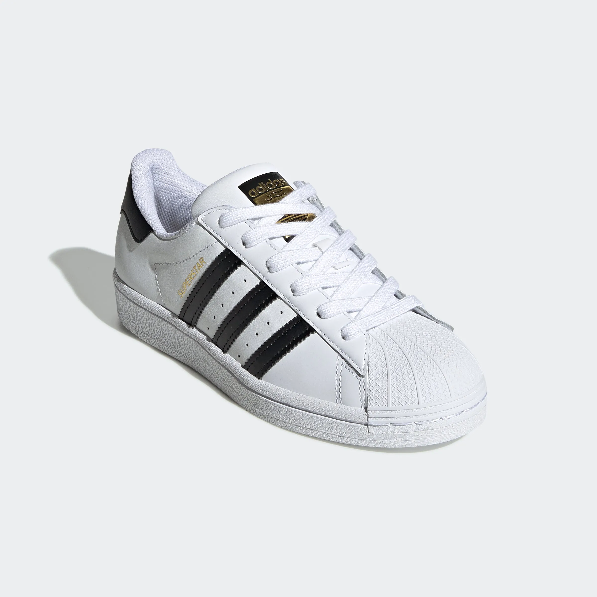 Big Kids adidas Originals Superstar Shoes White Black