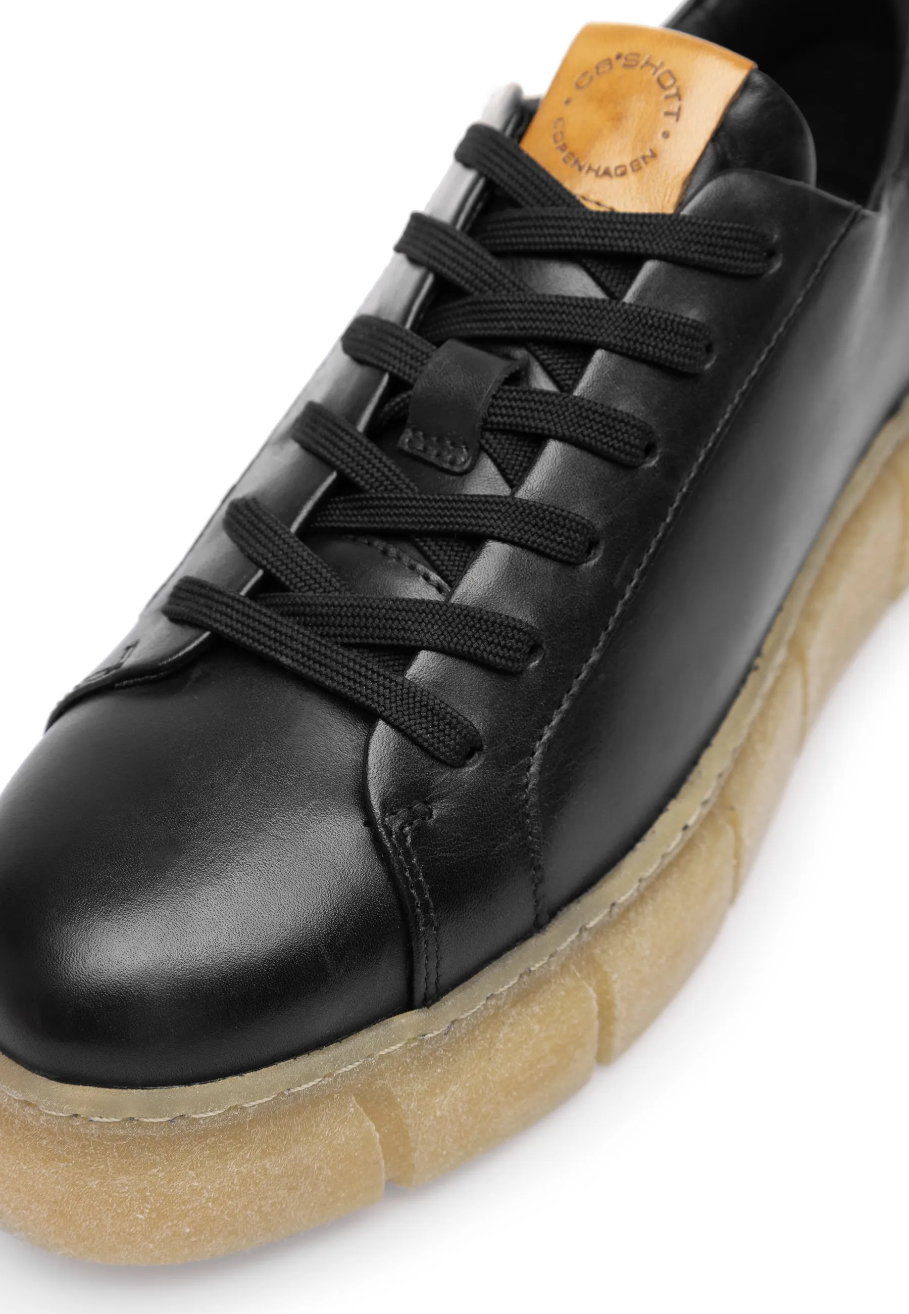 CASFLORA LACE UP SHOE - Black