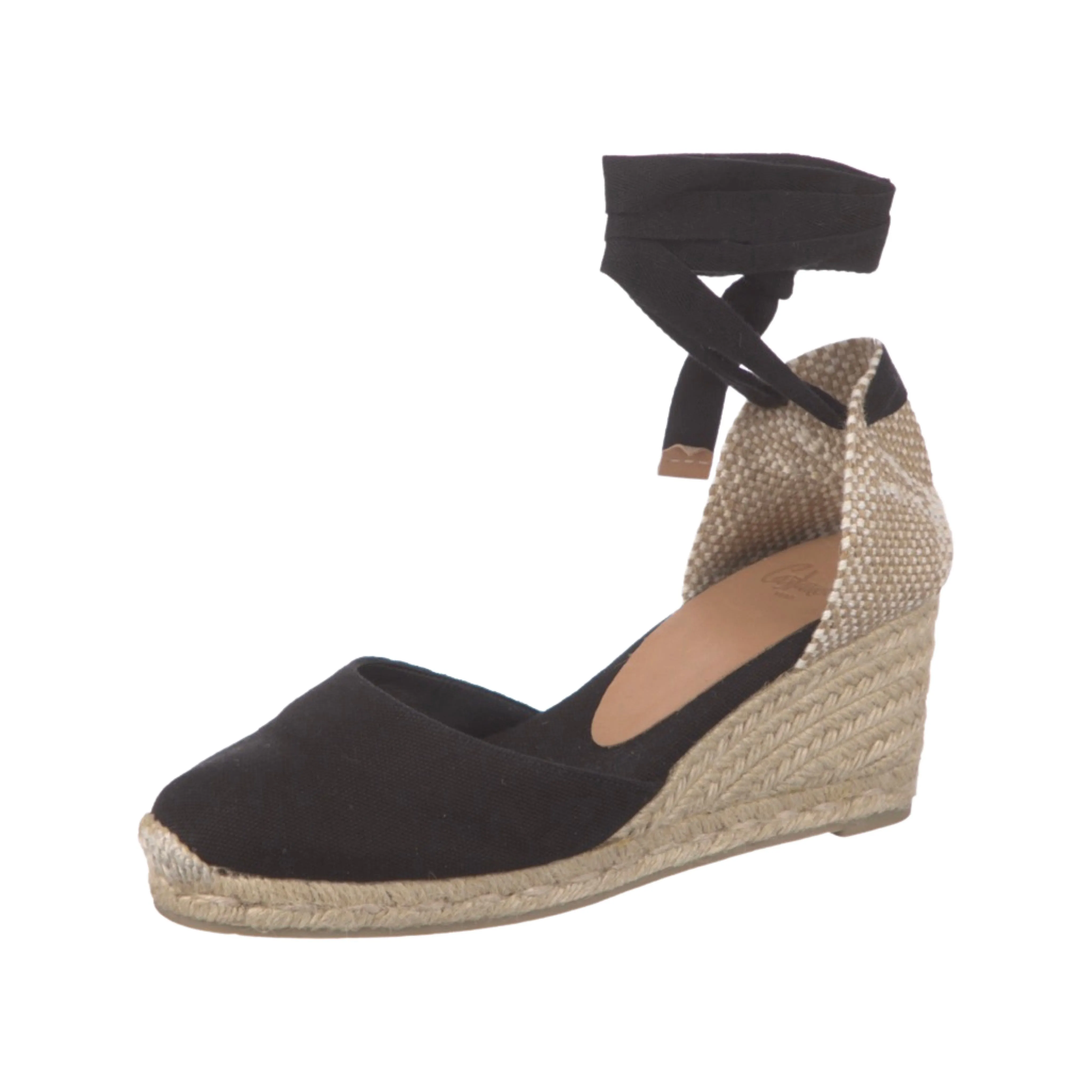 Castaner Carina Mid Wedge Canvas Espadrille (Size 41)