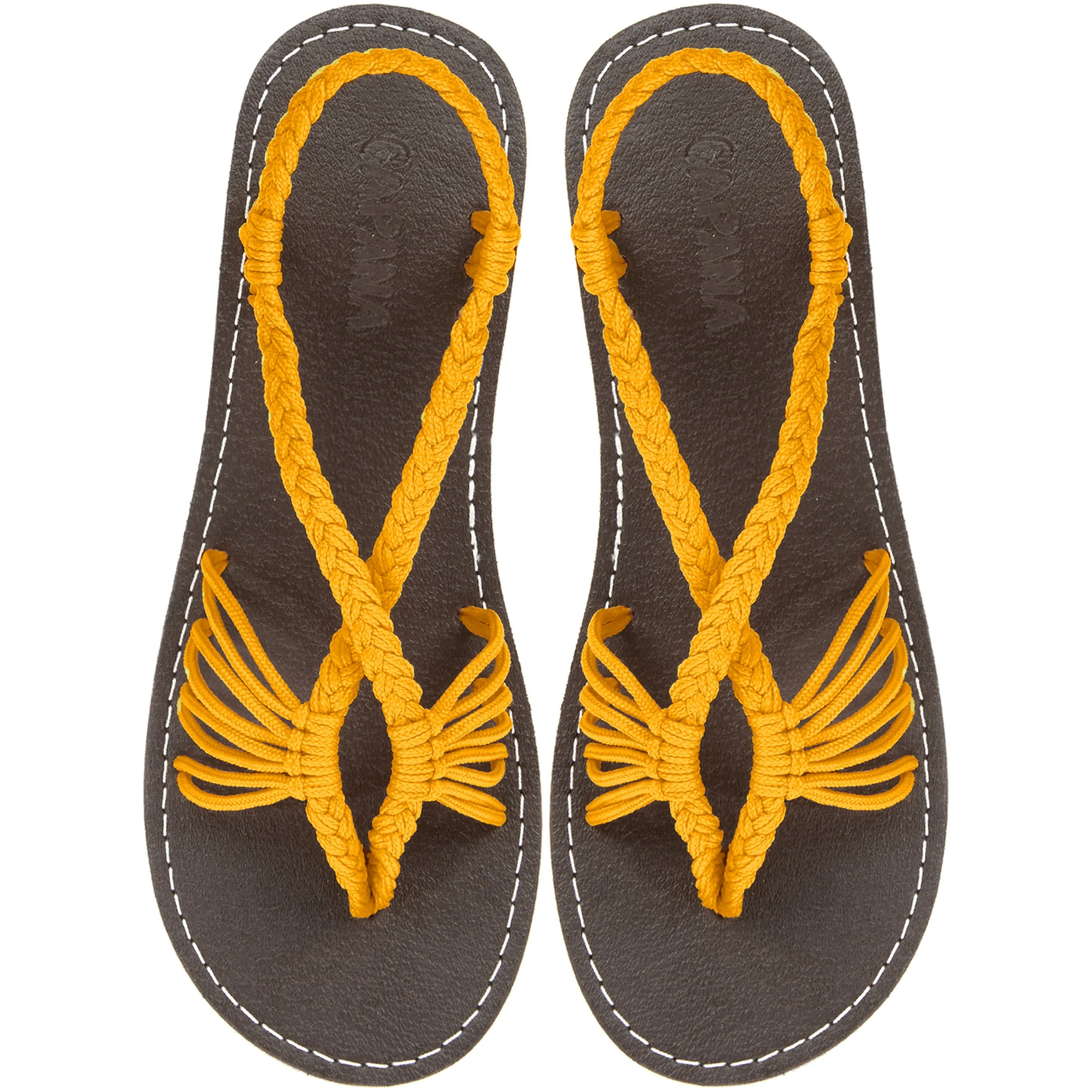 Cocoon- Golden yellow Rope Sandals