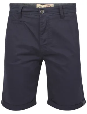 Cotton Chino Shorts in Dark Blue - Tokyo Laundry