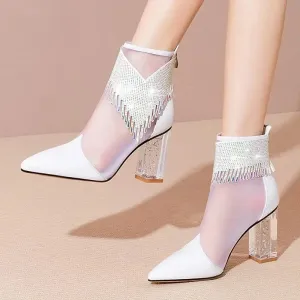 COZOK Classy Stunning Tassel Booty Shoes