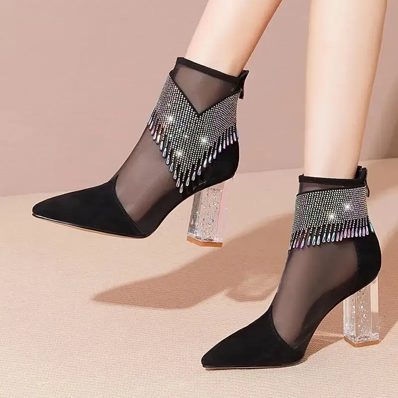 COZOK Classy Stunning Tassel Booty Shoes