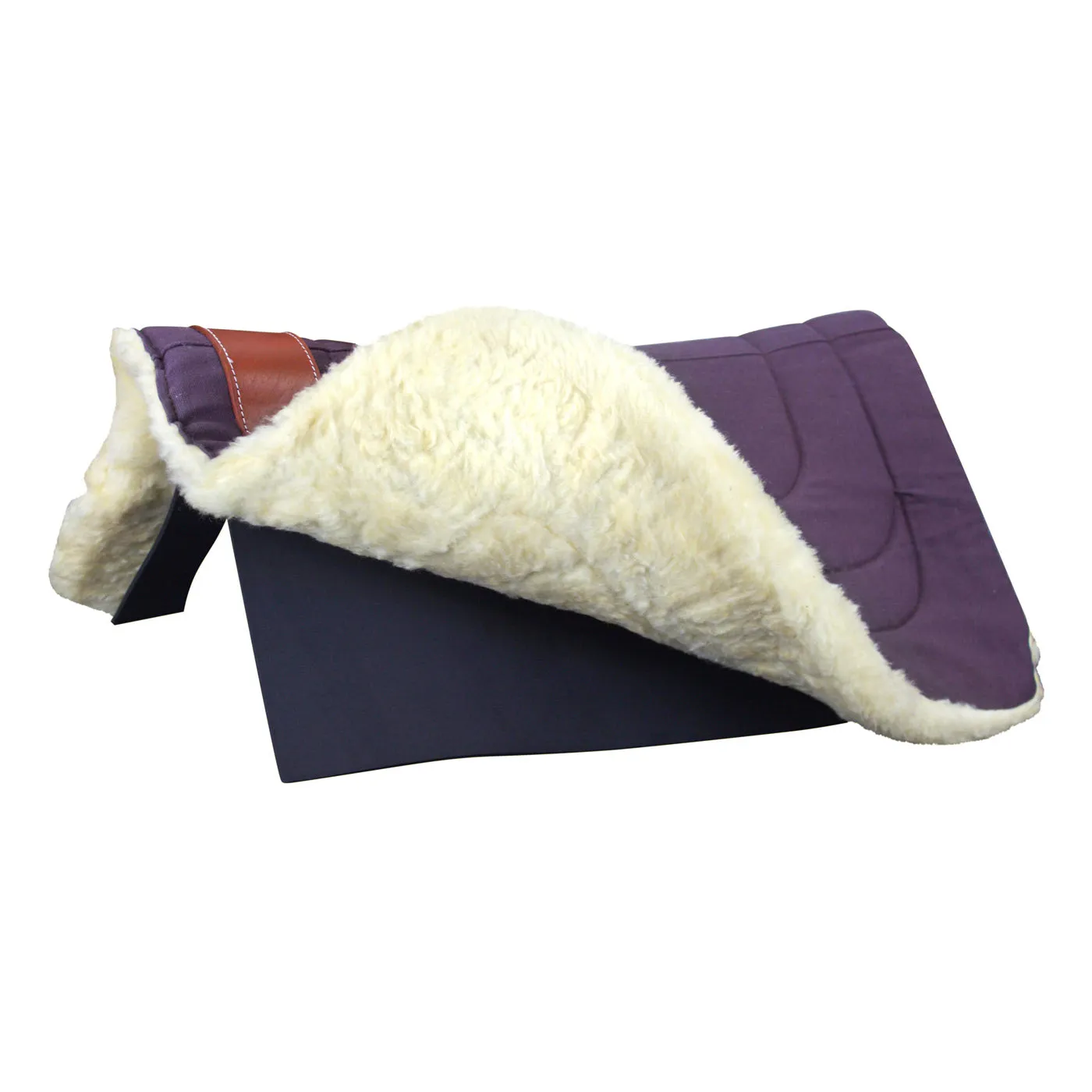 Derby Originals Universal Vented Neoprene Non-Slip English Saddle Pad - Lightweight Breathable Design - Prevents Tack Slippage and Shifting while Riding