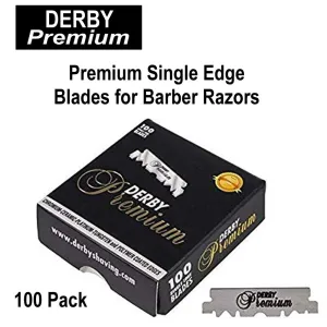 Derby Premium Single Edge Blades (100 Blades)