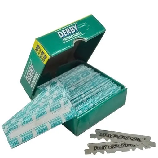 Derby Professional Shavette Half Blades (100)