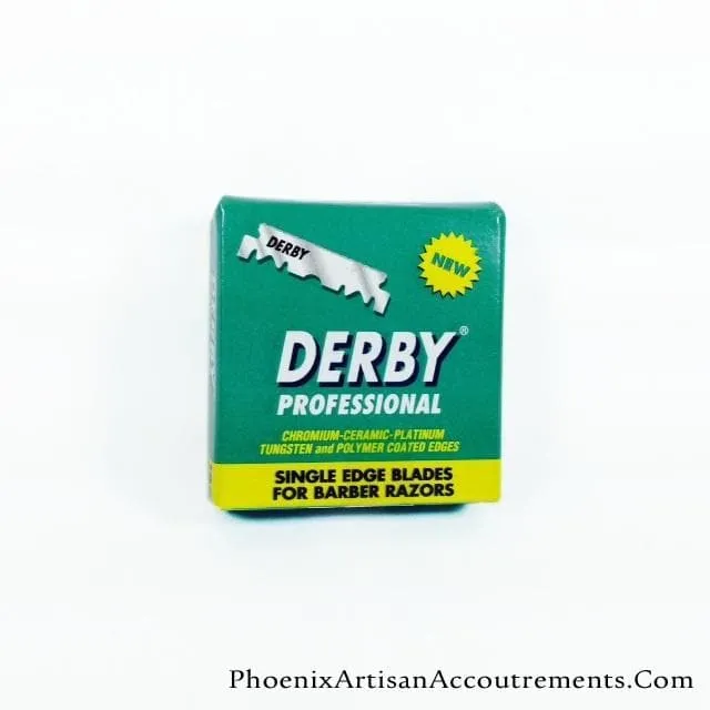 Derby Professional Single Edge Blades (for Shavette) , 100 Blades