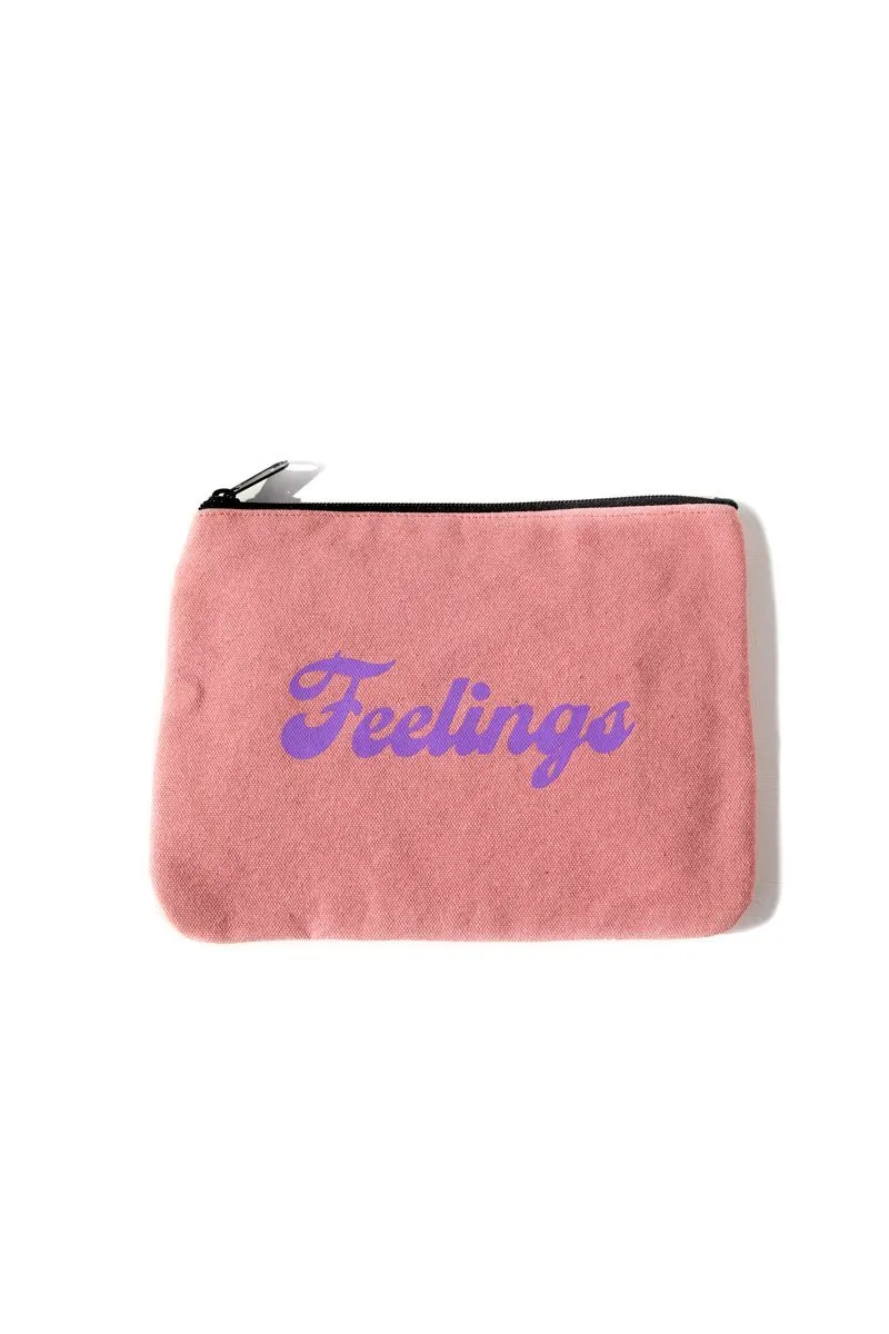 Feelings Canvas Pouch