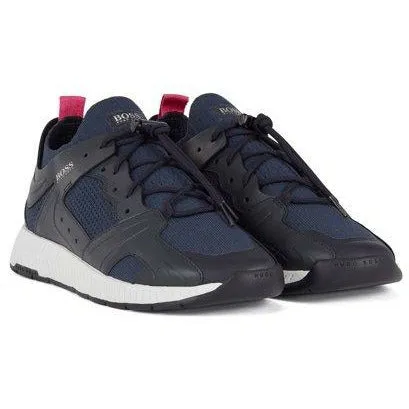 HIKING-INSPIRED TRAINERS WITH LEATHER FACINGS