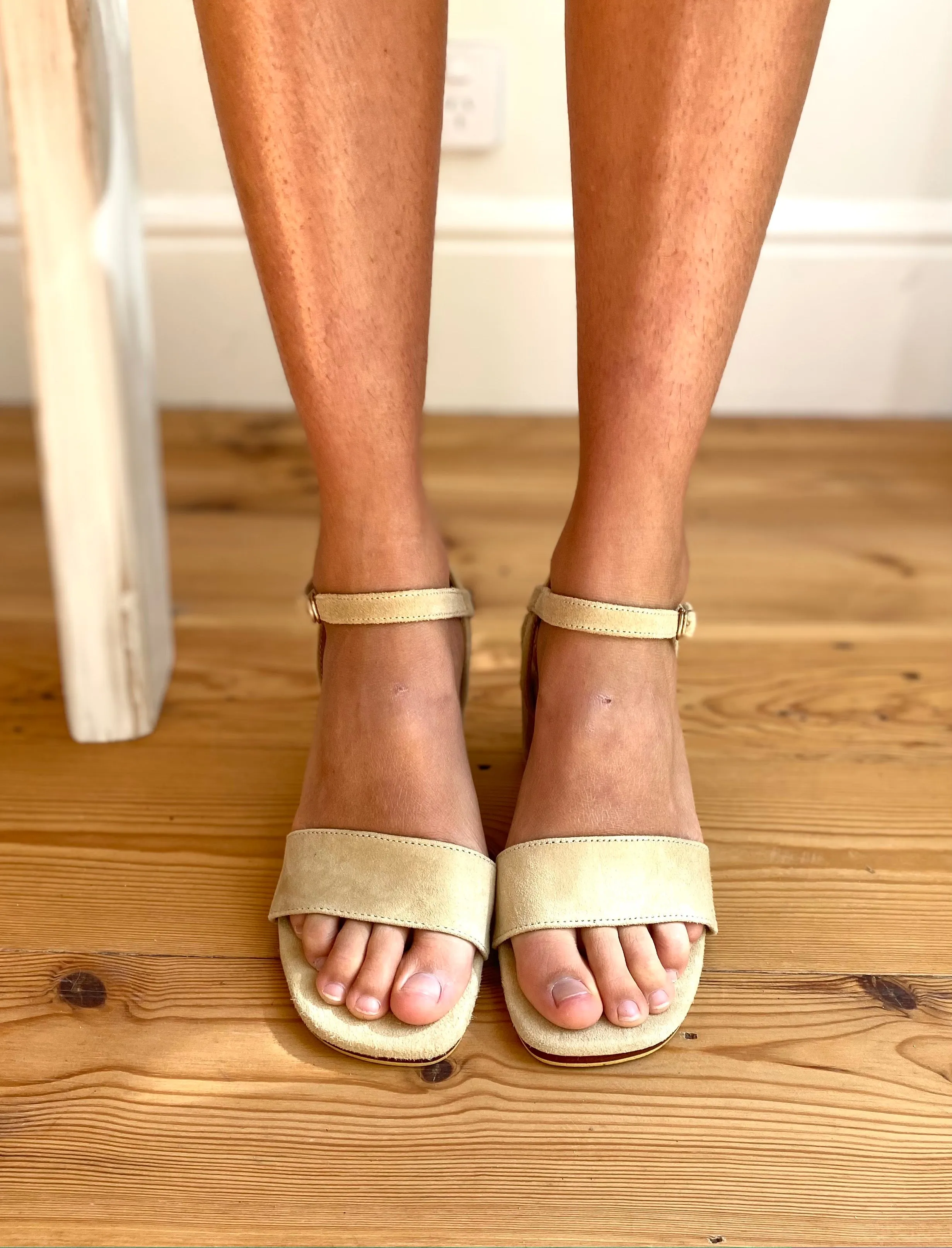 HOTEL Shala Heels in Cream