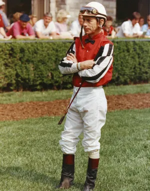 Jockey in Saddling Paddock