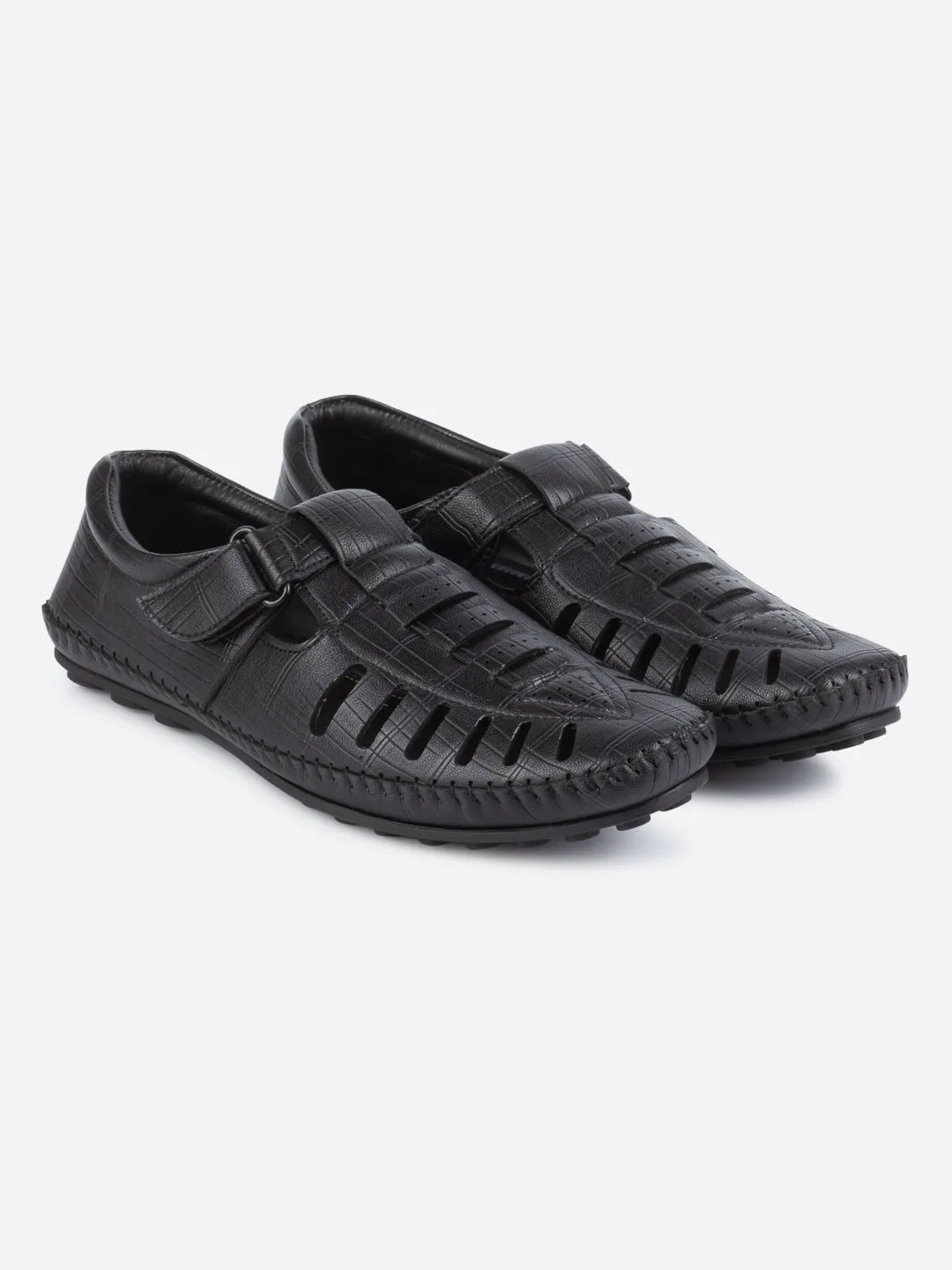 Men's Black Huarache Sandal (IX5014)