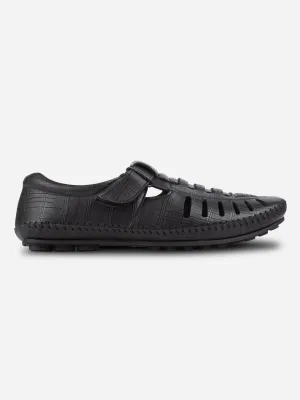 Men's Black Huarache Sandal (IX5014)