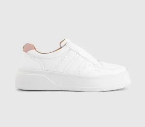 Office Fili Scalloped Edge Slip On Trainers White
