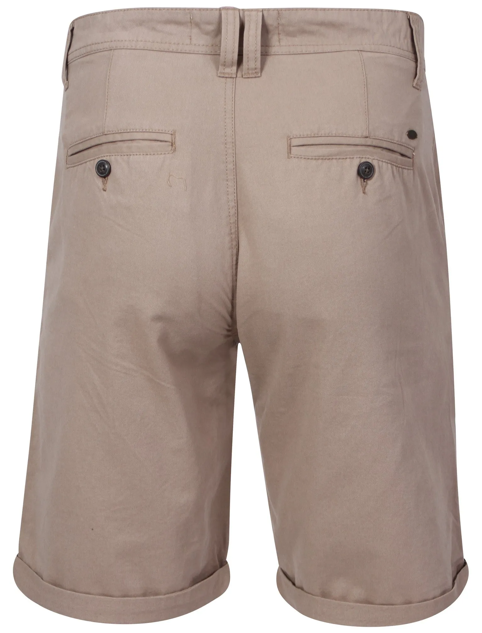 Orlando Cotton Chino Shorts in Stone - Tokyo Laundry