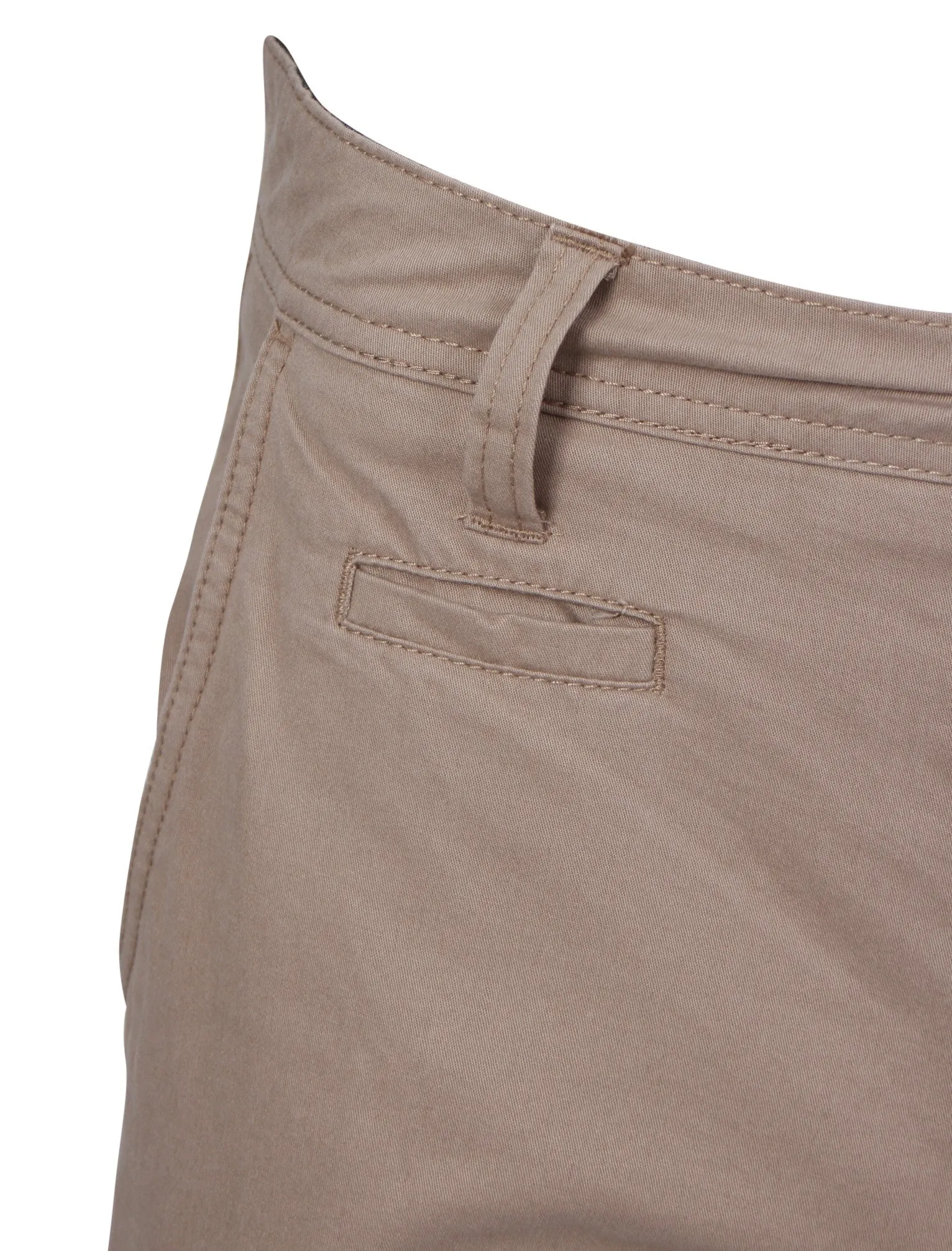 Orlando Cotton Chino Shorts in Stone - Tokyo Laundry