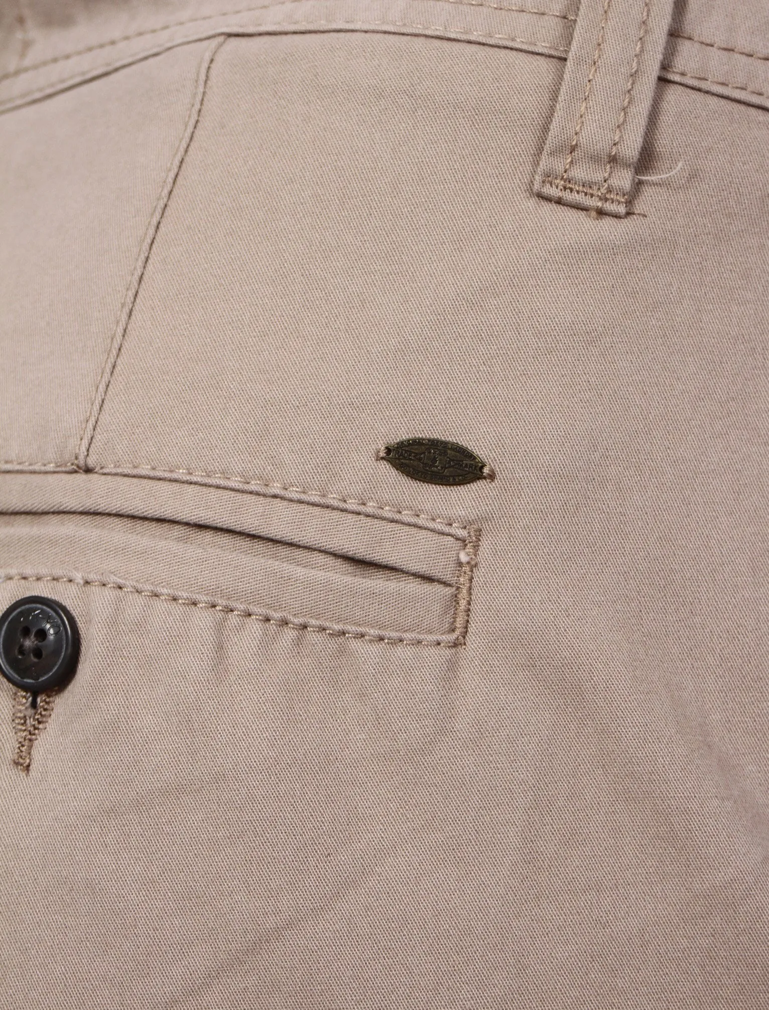 Orlando Cotton Chino Shorts in Stone - Tokyo Laundry