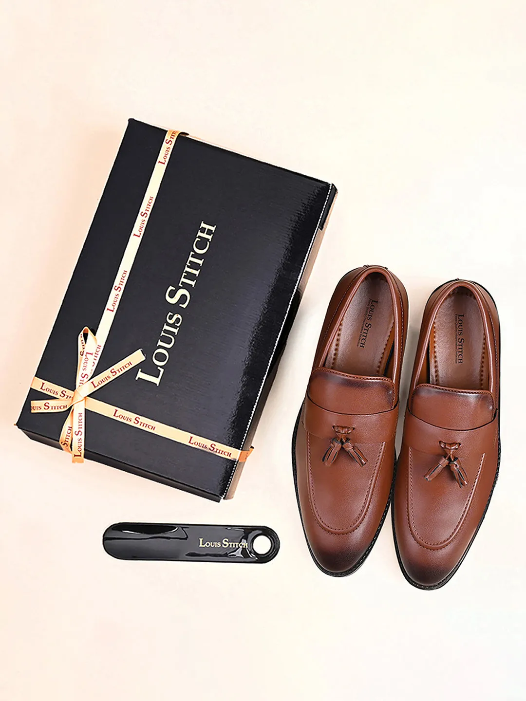 Russet Tan Tassel Style Comfortable Moccasins
