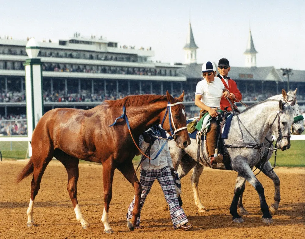 Secretariat Going to the Barns