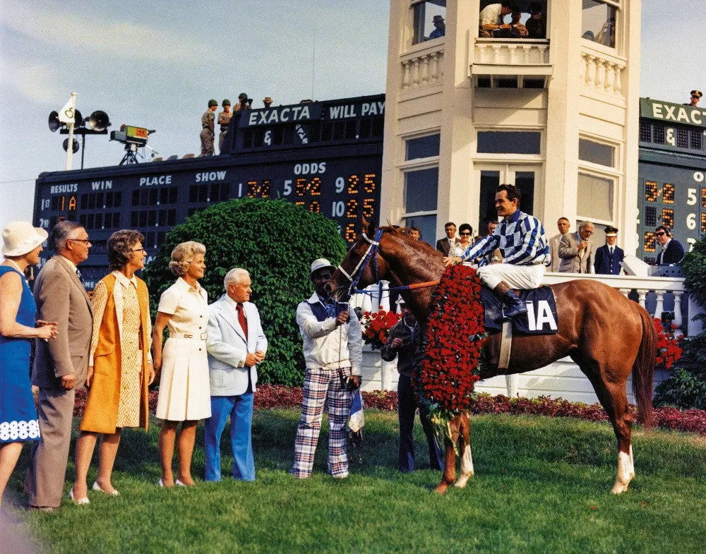 Secretariat in Kentucky Derby Winners Circle