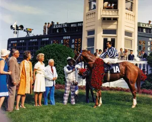 Secretariat in Kentucky Derby Winners Circle