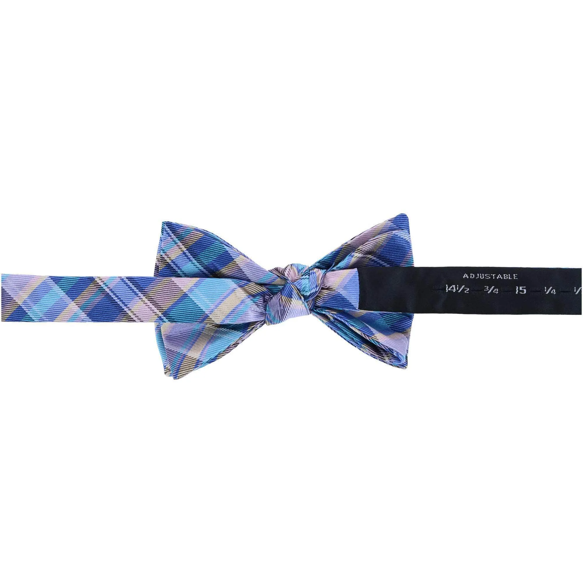 Sherwood Plaid Silk Bow Tie