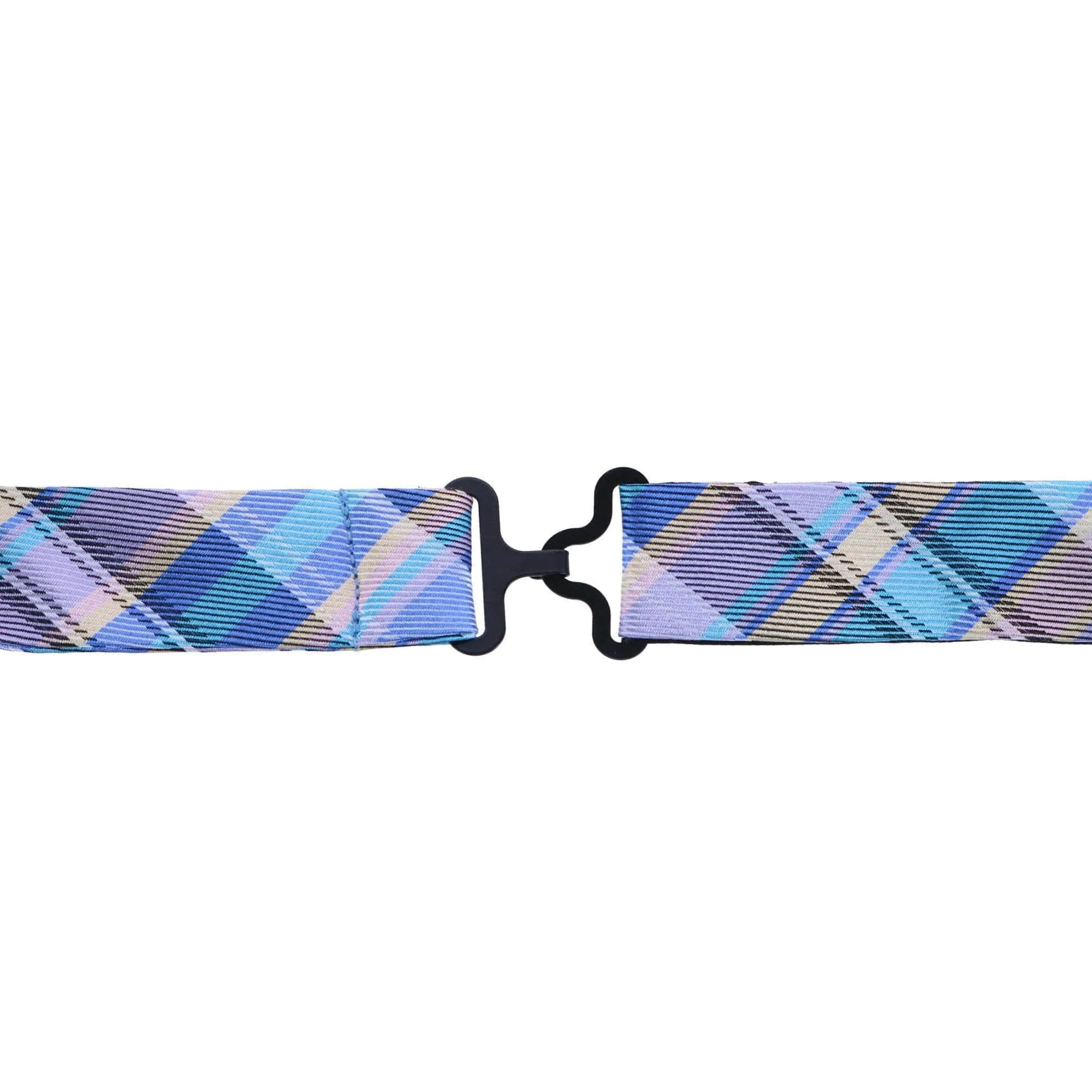 Sherwood Plaid Silk Bow Tie