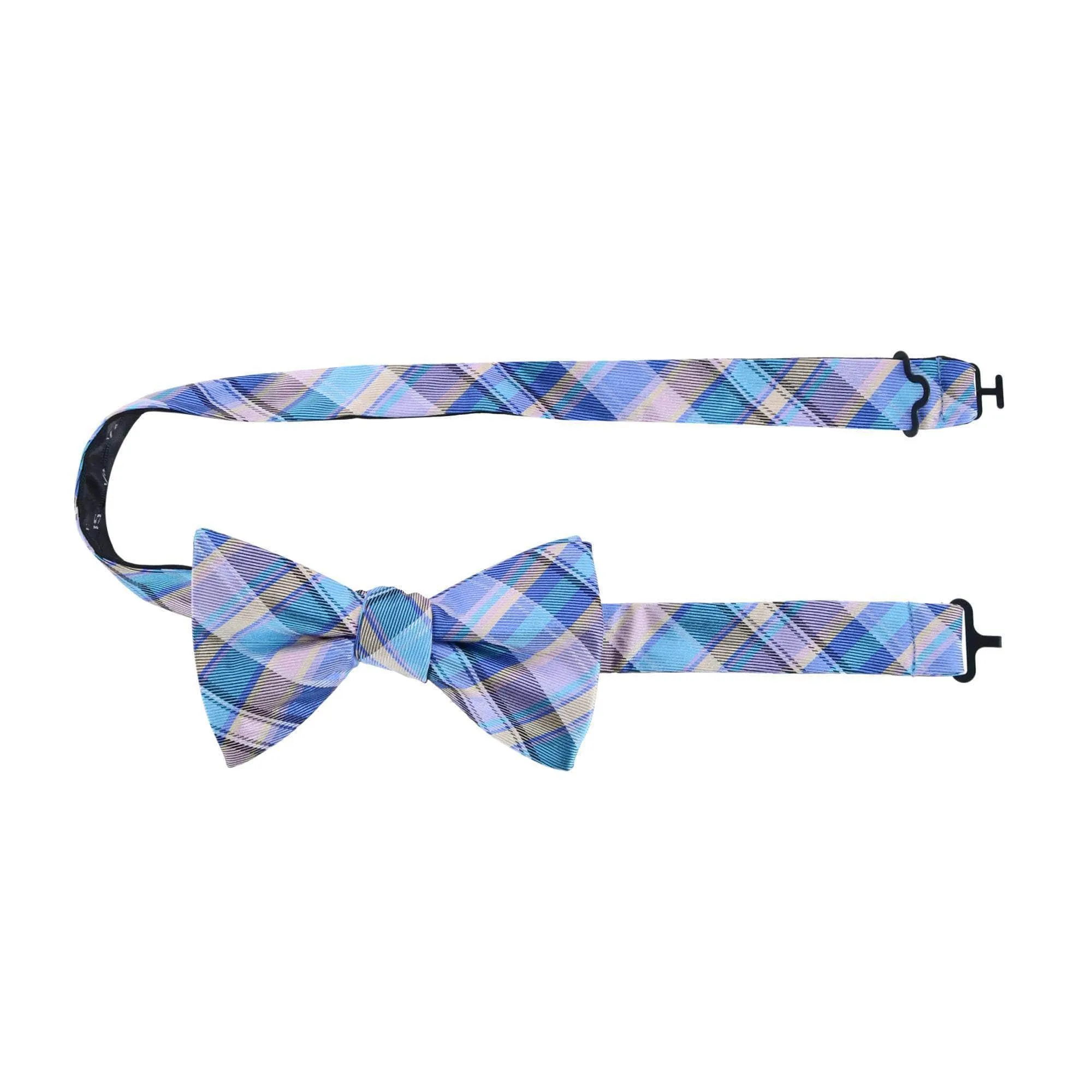 Sherwood Plaid Silk Bow Tie