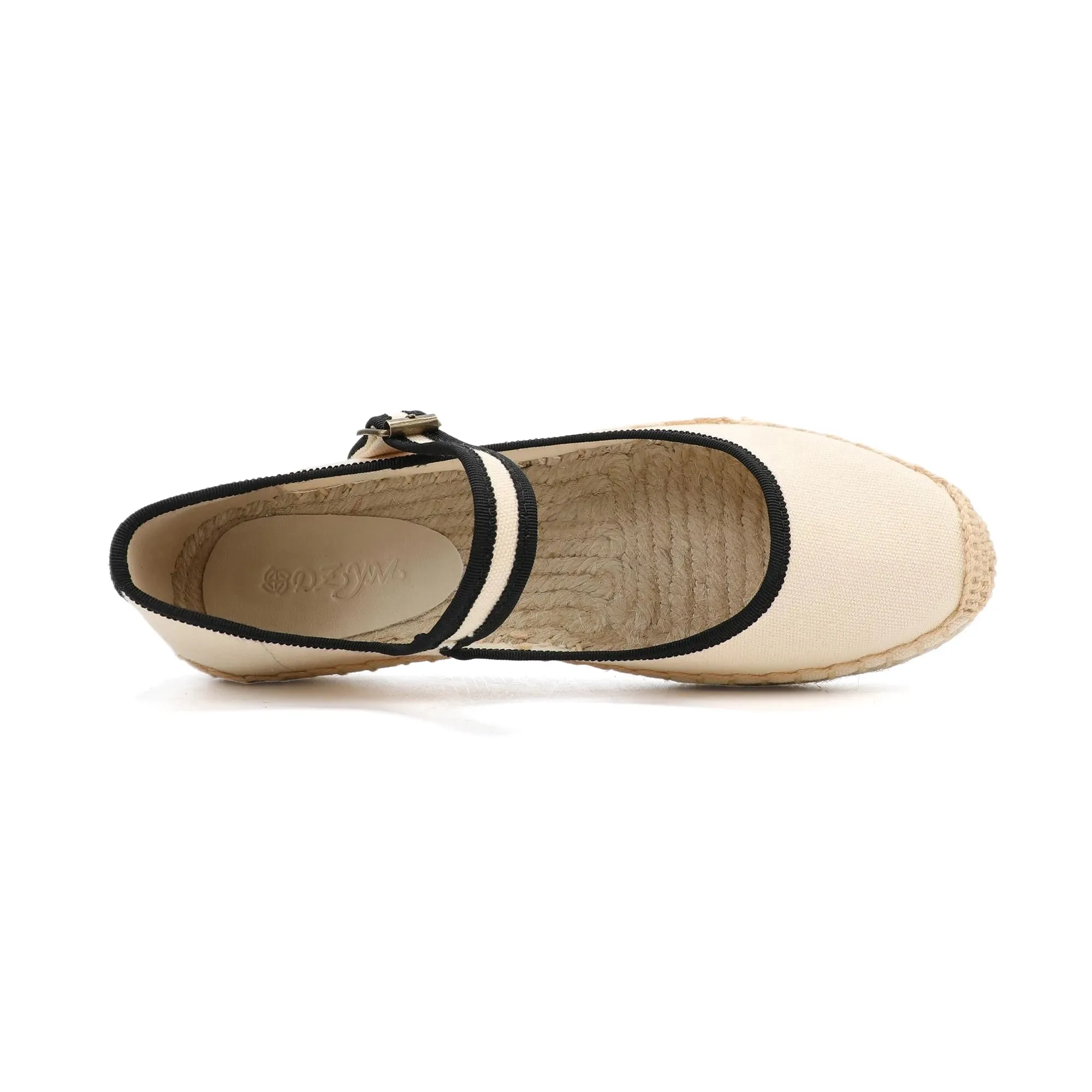 Stylish Mary Jane Espadrilles Women's Flat Shoes with Breathable Canvas Upper ladies  loafers