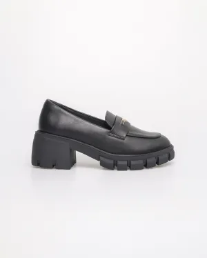 Tomaz NN373 Ladies Chunky Loafers Heels