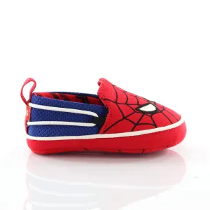 Toms x Marvel Spiderman Face Print Kids Red Espadrilles