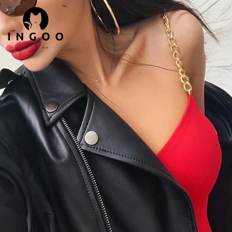VenusFox Summer Sexy Slim Dress Party Night Woman Chain Strap Stylish V Neck White Elegance Bodycon Backless Women Dresses Vestidos