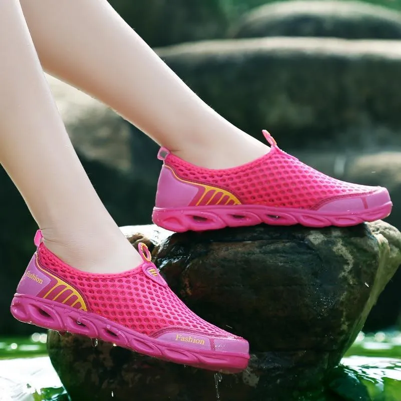 Women Loafers Breathable Fashion Mesh Shoes