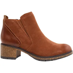 Women's Aetrex Frankie Caramel Cafe Suede/Leather